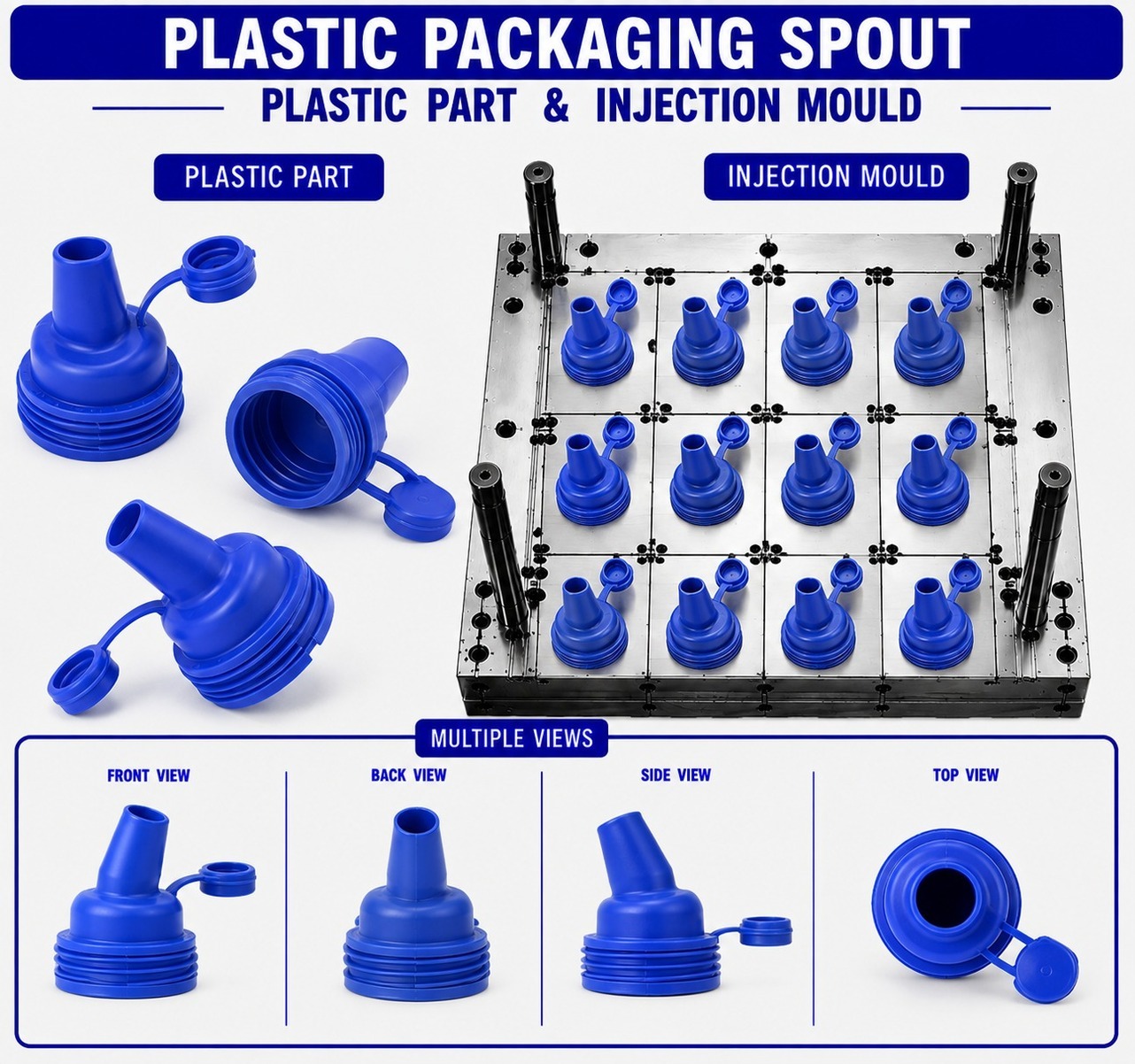 Plastic Packaging Spout Mould and Moulding Service